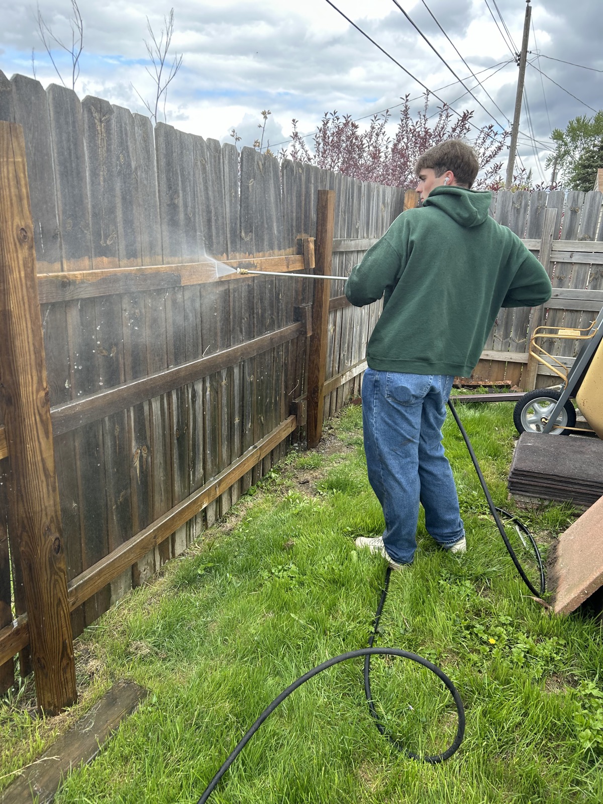 Bringing a fence back to life